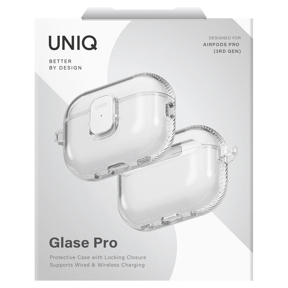 UNIQ Glase Pro futrola za Apple AirPods Pro 3, Prozirna