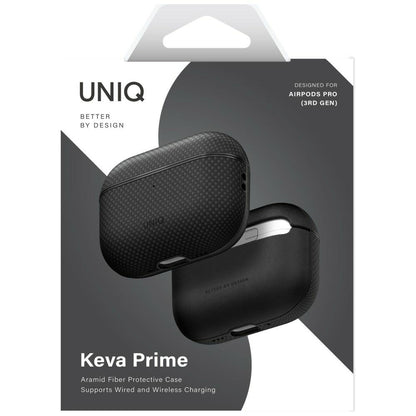 Futrola UNIQ Keva Prime za Apple AirPods Pro 3, Crna