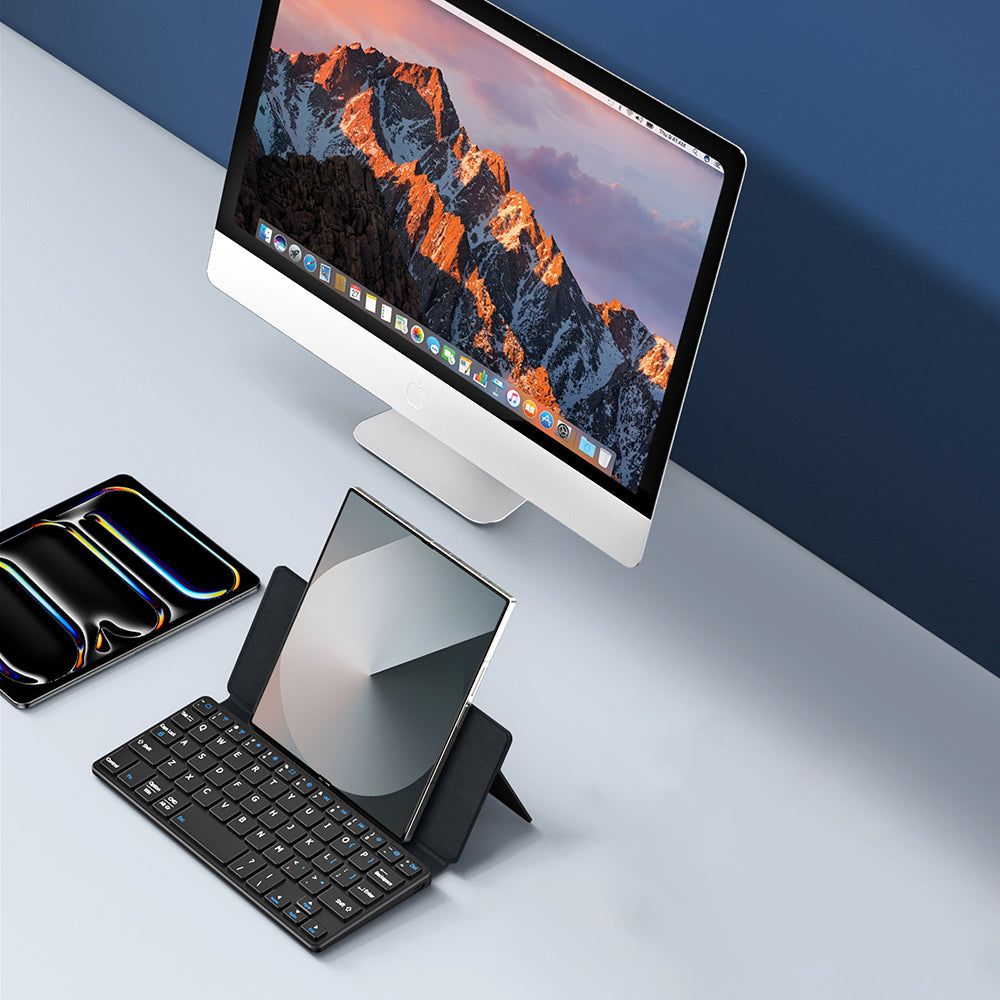 Univerzalna futrola s Bluetooth tipkovnicom za telefon, DUX DUCIS, Crna