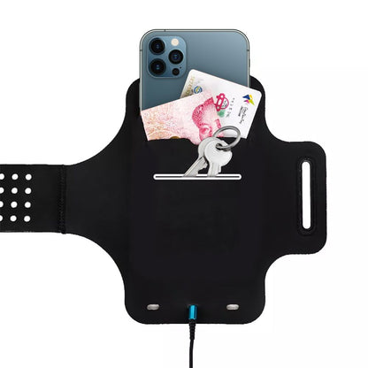 Univerzalna futrola za telefon max. 6.5 inča, Techsuit, Sports TH10, Crna