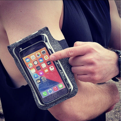 Univerzalna futrola za telefon max. 6.5 inča, Techsuit, Sports TH10, Crna