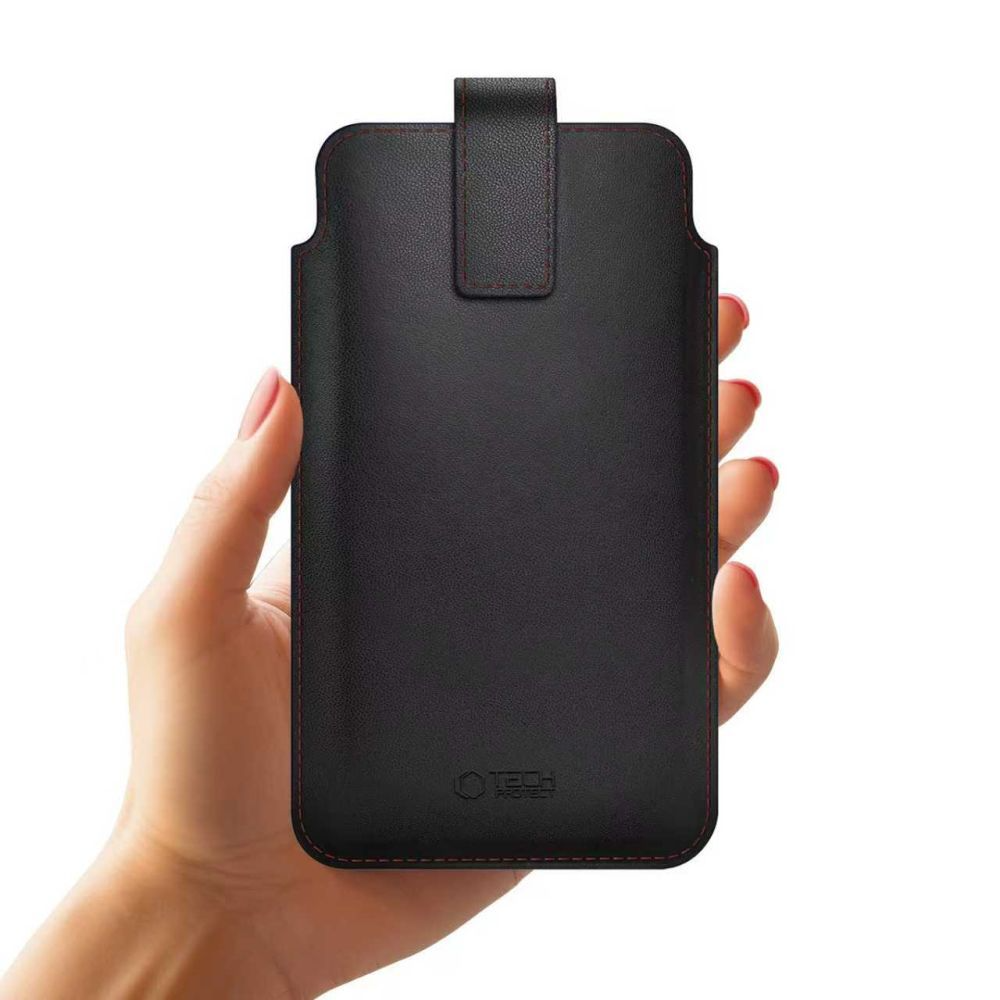 Univerzalna futrola za telefon, Tech-Protect, SM65, Crno-Crvena