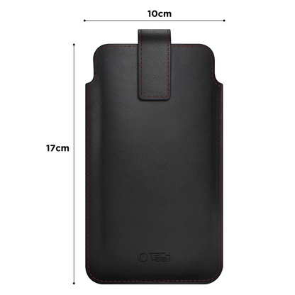 Univerzalna futrola za telefon, Tech-Protect, SM65, Crno-Crvena