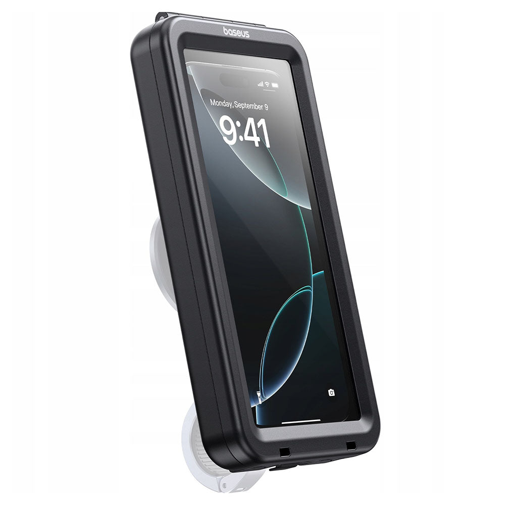 Univerzalna Vodootporna Torbica kompatibilna s Magnetnim Nosačem za Bicikl, Baseus, PrimeTrip VB1, Crna C0013D01