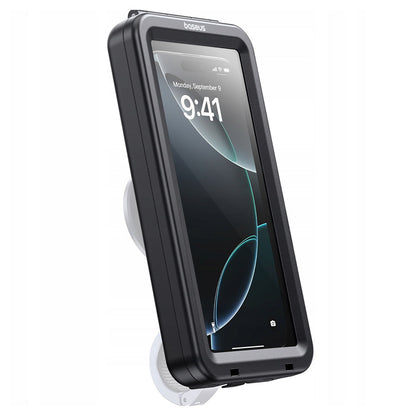 Univerzalna Vodootporna Torbica kompatibilna s Magnetnim Nosačem za Bicikl, Baseus, PrimeTrip VB1, Crna C0013D01