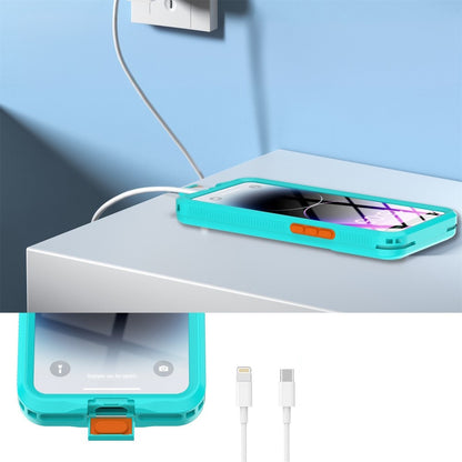 Univerzalna vodootporna futrola za telefon max. 6.1 inča, ShellBox, AirBox, Plava