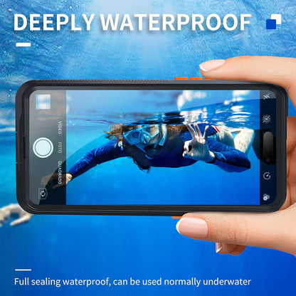 Univerzalna vodootporna futrola za telefon max. 6.1 inča, ShellBox, AirBox, Crna