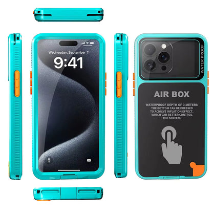 Univerzalna vodootporna futrola za telefon max. 6.7 inča, ShellBox, AirBox, Plava