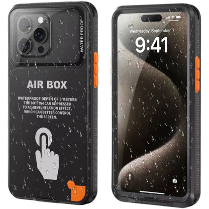 Univerzalna vodootporna futrola za telefon max. 6.7 inča, ShellBox, AirBox, Crna