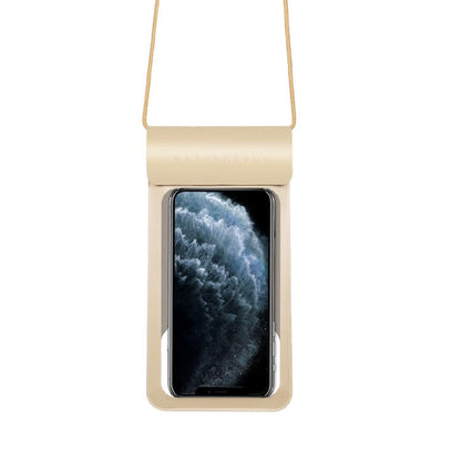 Univerzalna vodootporna futrola za telefon max. 6.8 inča, Techsuit, TWC1, Zlatna