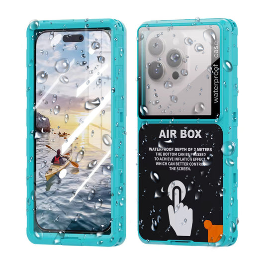 Univerzalna vodootporna futrola za telefon max. 6.9 inča, ShellBox, AirBox, Plava