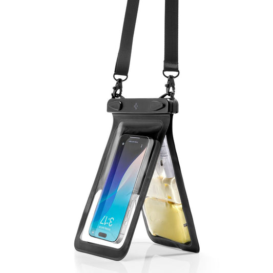 Univerzalna Vodootporna Torbica za Telefon max. 6.9inch, Spigen, A603, Crna ACS09745