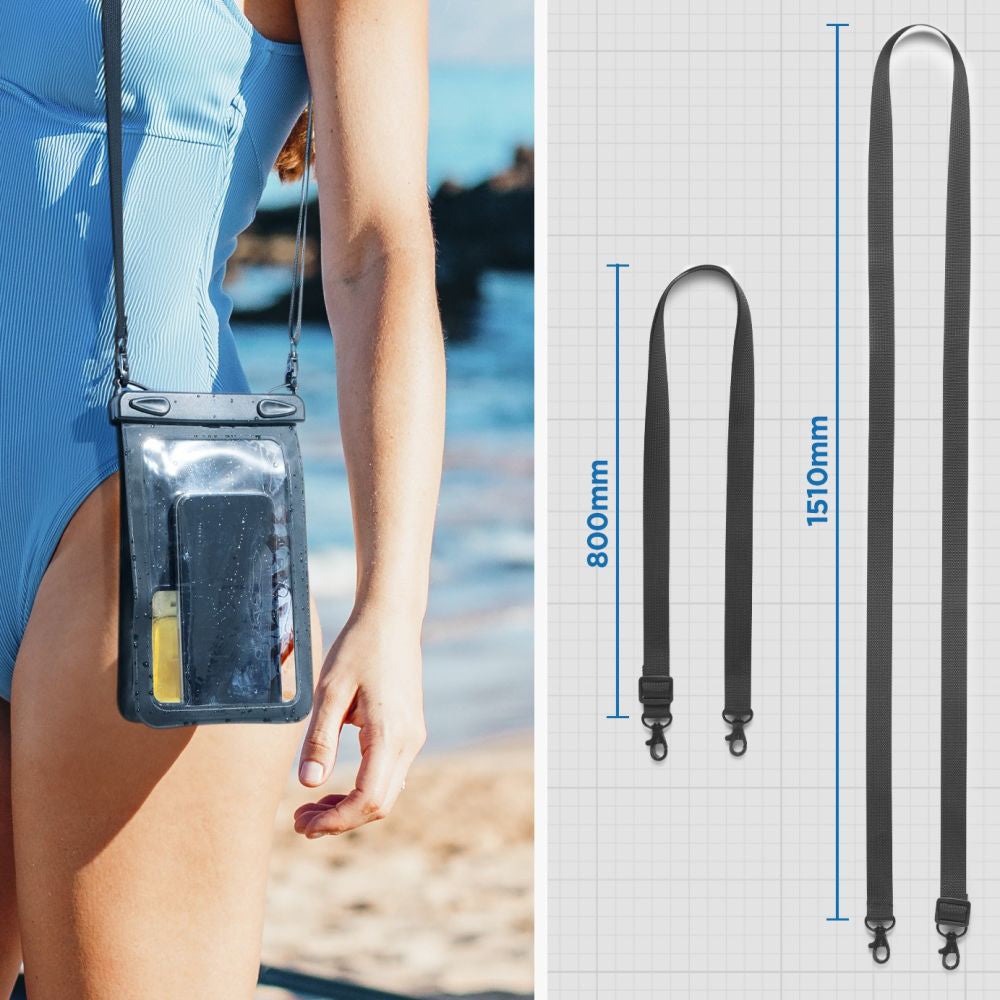 Univerzalna Vodootporna Torbica za Telefon max. 6.9inch, Spigen, A603, Crna ACS09745