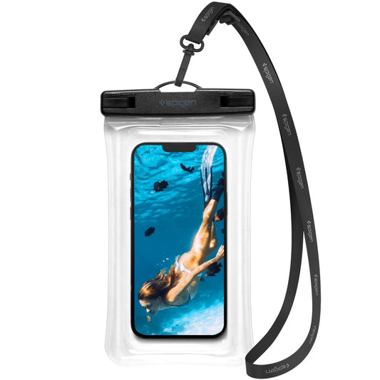 Univerzalna vodootporna futrola za telefon max. 6.9 inča, Spigen, A610, Prozirna AMP04530