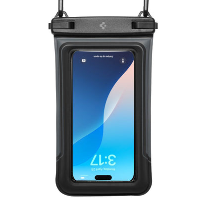 Univerzalna Vodootporna Torbica za Telefon max. 6.9inch, Spigen, A611P, Set 2 komada, Mat Crna ACS09348