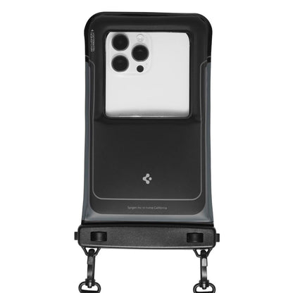 Univerzalna Vodootporna Torbica za Telefon max. 6.9inch, Spigen, A611P, Set 2 komada, Mat Crna ACS09348