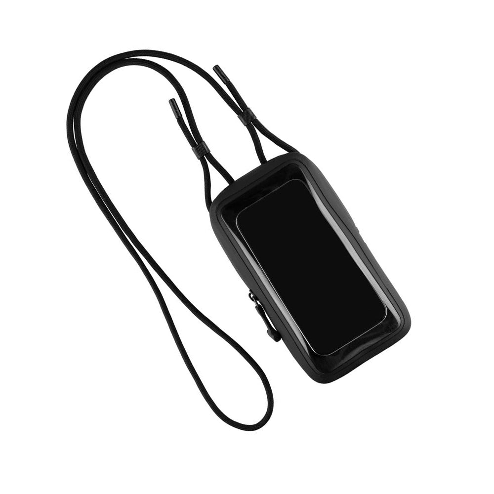 Univerzalna vodootporna torbica za telefon do 7 inča, Fixed, Crna