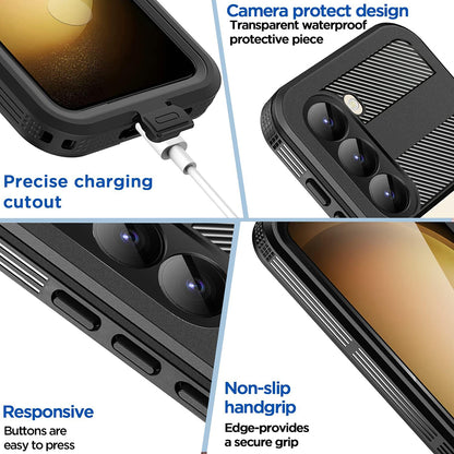 Vodootporna torbica za Samsung Galaxy S26 Plus, ShellBox, Crna