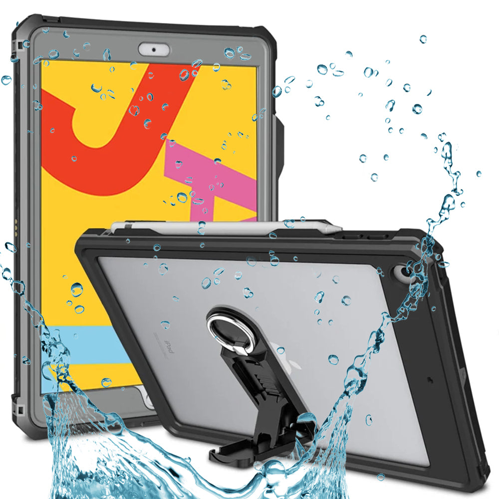Vodootporna futrola za Apple iPad 10.2 (2021) / 10.2 (2020) / 10.2 (2019), ShellBox, Crna