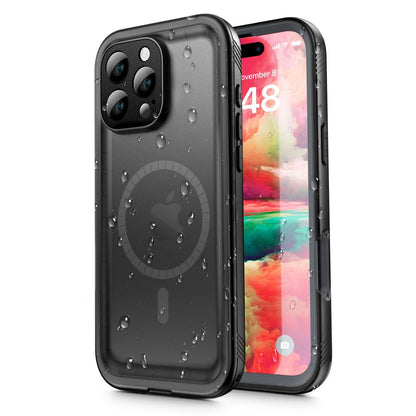Vodootporna maska za Apple iPhone 16 Pro, ShellBox, Crna