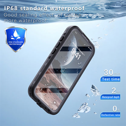 Vodootporna maska za Apple iPhone 16, ShellBox, Crna