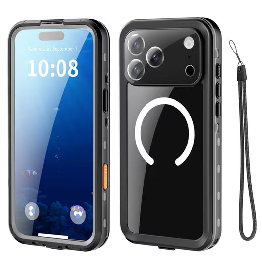 Vodootporna maska za Apple iPhone 18 Pro / 17 Pro, ShellBox, Crna