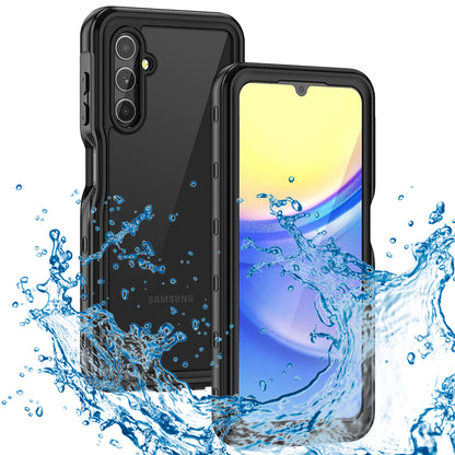 Vodootporna maska za Samsung Galaxy A15 5G A156 / A15 A155, ShellBox, Crna