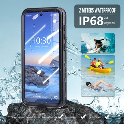 Vodootporna maska za Samsung Galaxy A36 A366, ShellBox, Crna