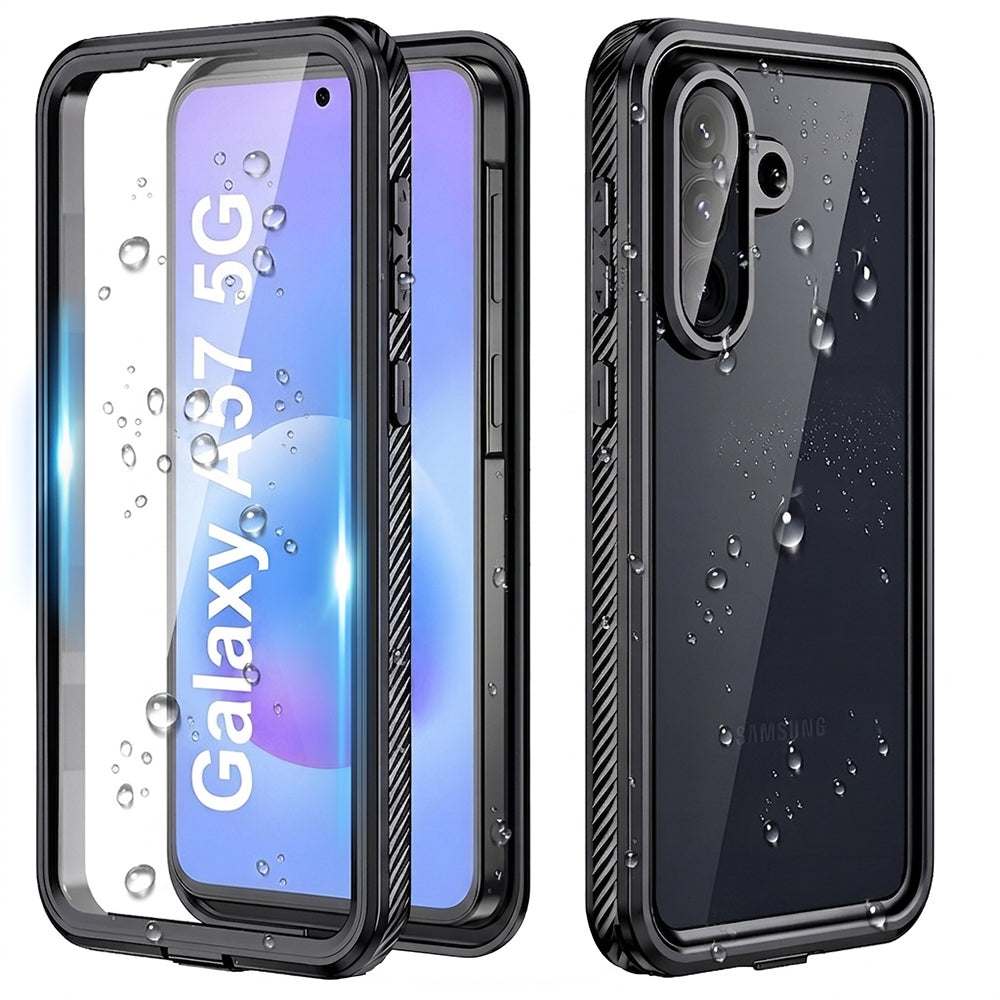 Vodootporna maska za Samsung Galaxy A57 5G, ShellBox, Crna