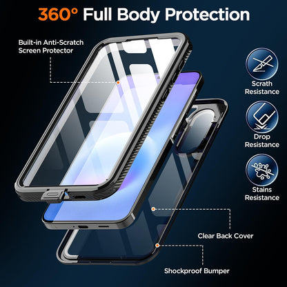 Vodootporna maska za Samsung Galaxy A57 5G, ShellBox, Crna
