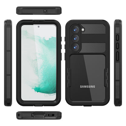 Vodootporna maska za Samsung Galaxy S23 S911, ShellBox, Crna