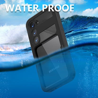 Vodootporna maska za Samsung Galaxy S23 S911, ShellBox, Crna