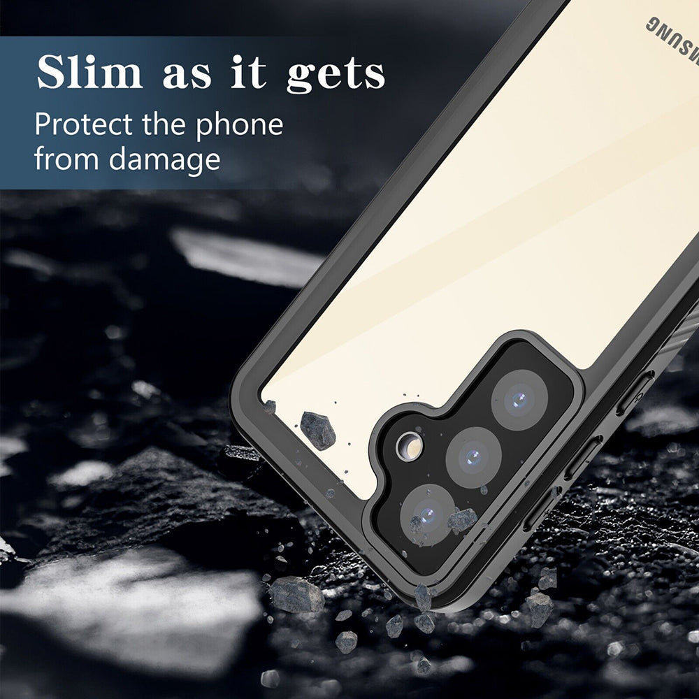Vodootporna maska za Samsung Galaxy S24+ S926, ShellBox, Crna