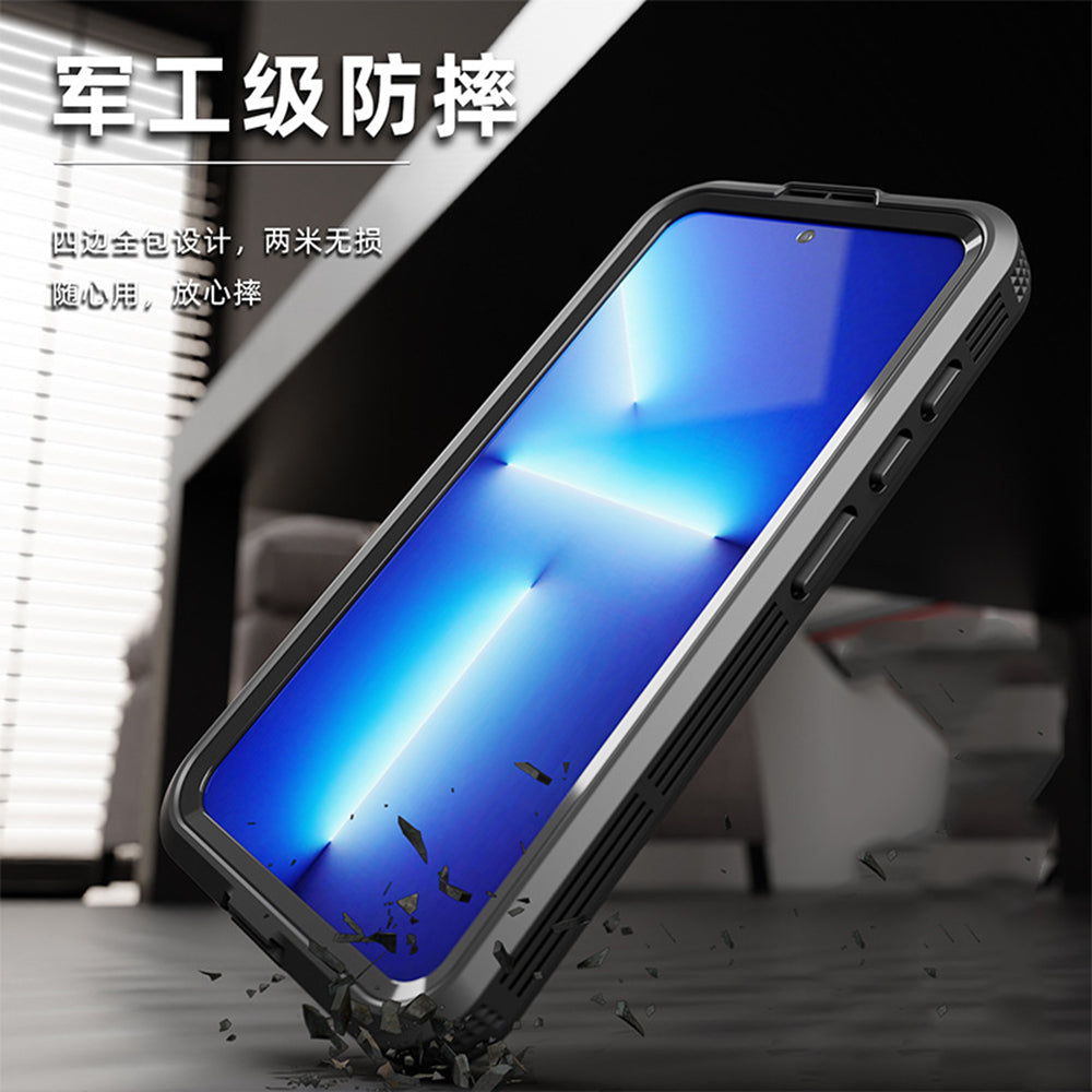 Vodootporna maska za Samsung Galaxy S24 S921, ShellBox, Crna