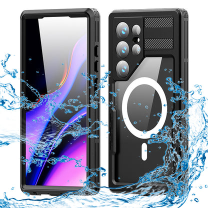 Vodootporna maska za Samsung Galaxy S24 Ultra S928, ShellBox, Crna