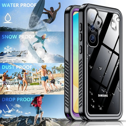 Vodootporna maska za Samsung Galaxy S25+ S936, ShellBox, Crna