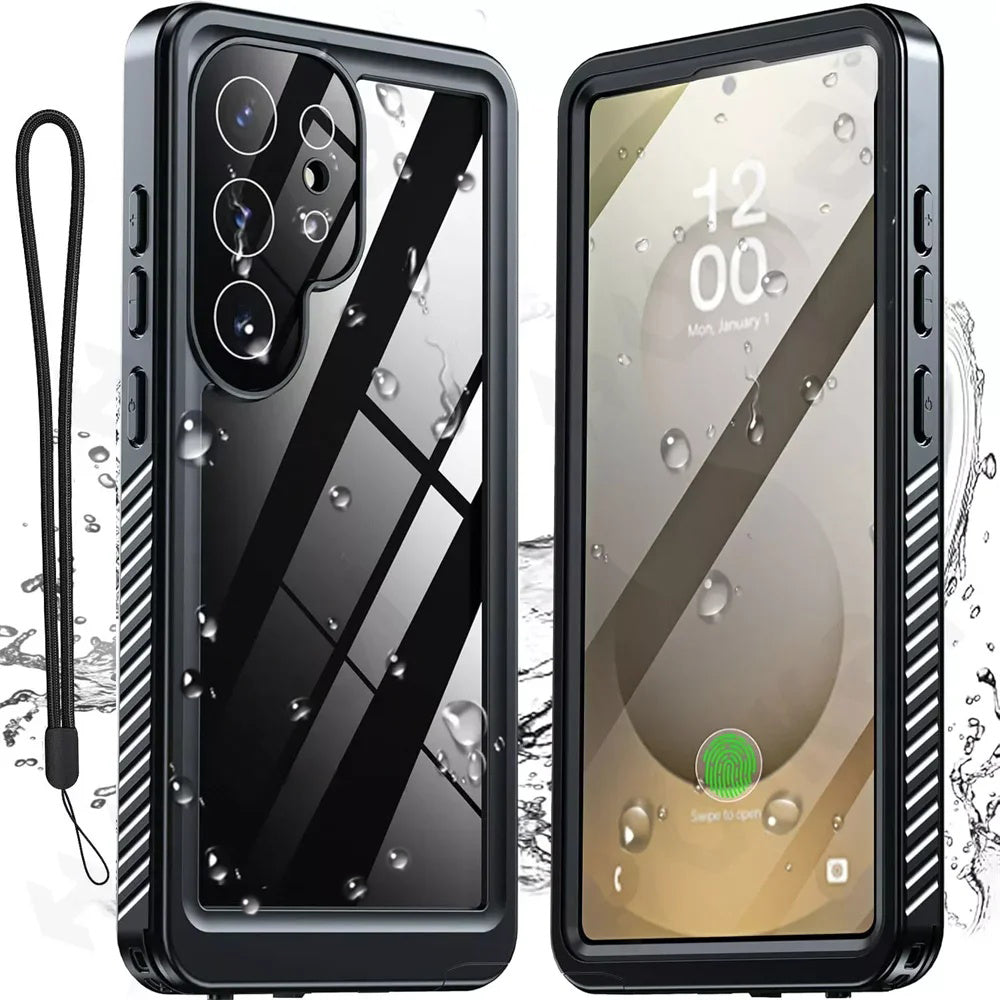 Vodootporna maska za Samsung Galaxy S25 Ultra S938, ShellBox, Crna