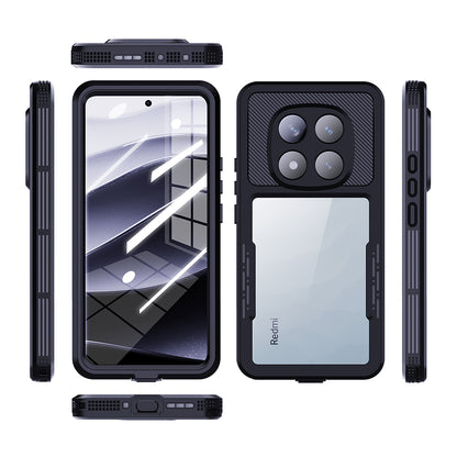 Vodootporna maska za Xiaomi Poco X7 / Redmi Note 14 Pro 5G, ShellBox, Crna