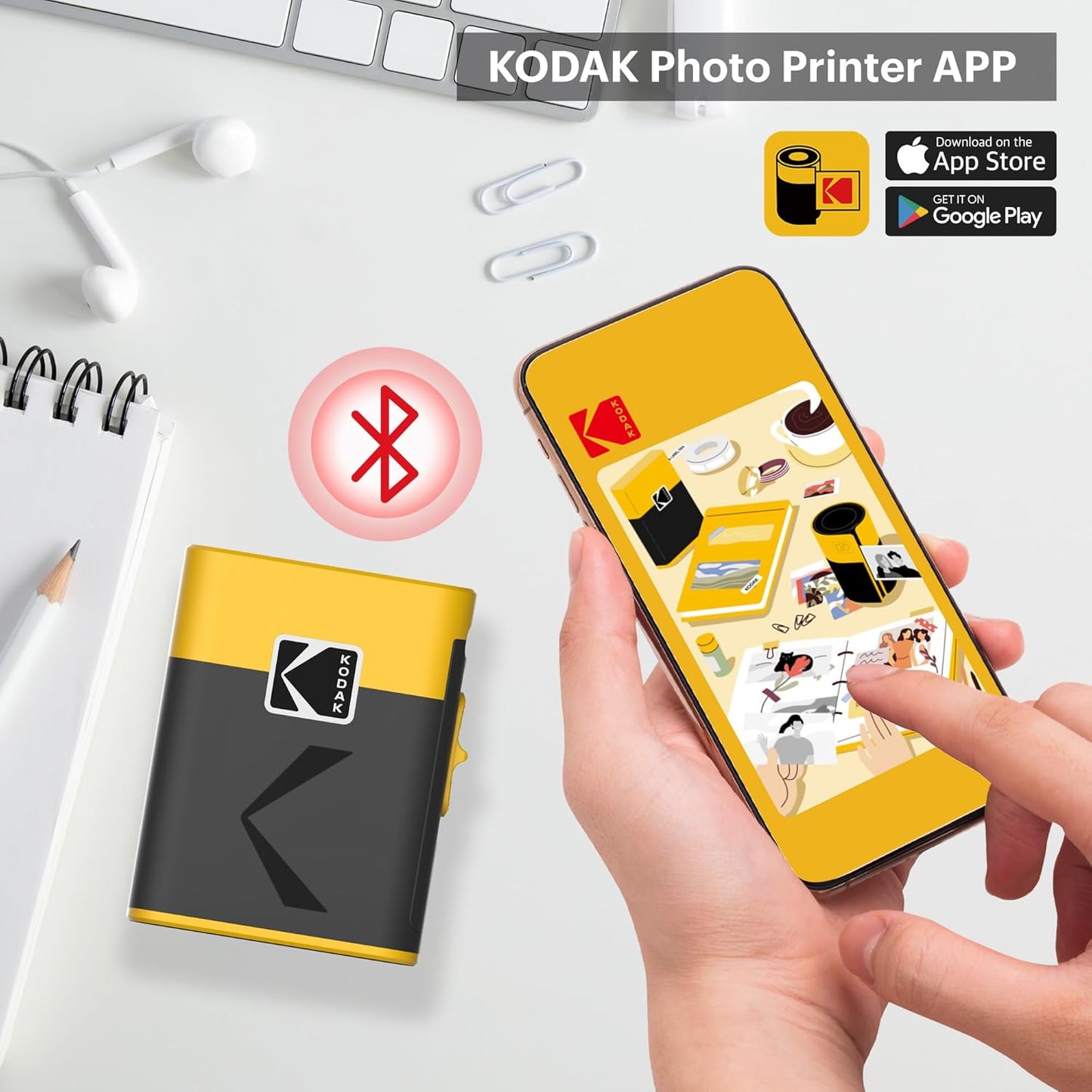 Prijenosni pisač Kodak Label Era, Žuta