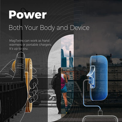 Grijač za ruke Ocoopa UT2s, Plavi