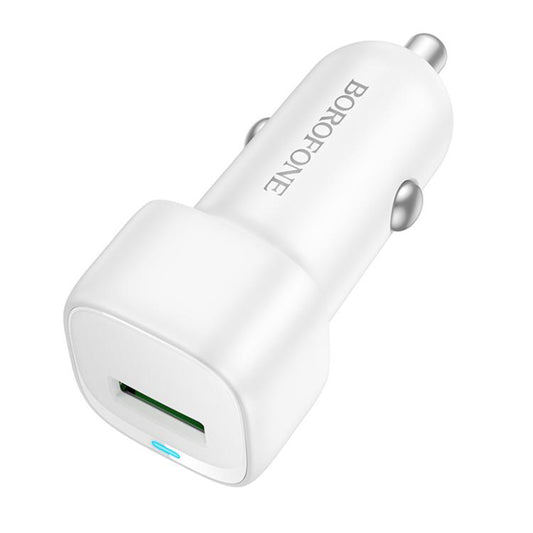 Auto punjač Borofone BZ34 Cloud, 18W, 3A, 1 x USB-A, Bijeli