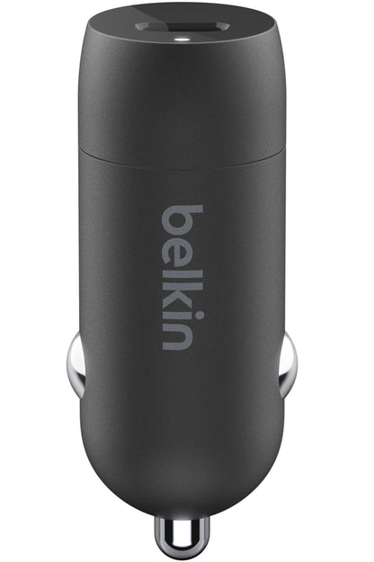 Auto punjač s USB-C kabelom Belkin BoostCharge, 30W, 3A, 1 x USB-C, Crni CCA004bt1MBK-B6