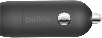 Auto punjač s USB-C kabelom Belkin BoostCharge, 30W, 3A, 1 x USB-C, Crni CCA004bt1MBK-B6