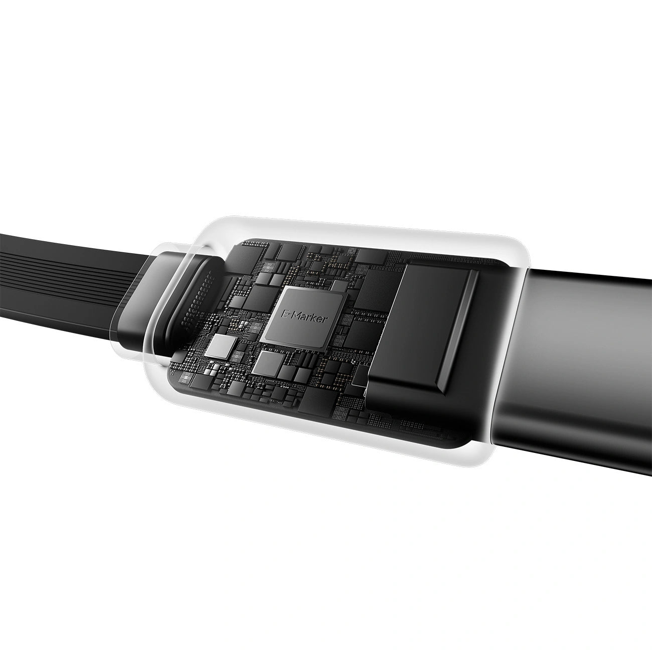 Auto punjač s USB-C kabelom Cuktech CC903P Display, 100W, 5A, 1 x USB-A - 1 x USB-C, Siva