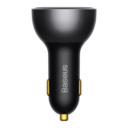 Auto punjač s USB-C kabelom Baseus, 140W, 5A, 1 x USB-A - 1 x USB-C, Crni CGZX070001