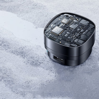 Auto punjač s USB-C kabelom Baseus PrimeTrip VR1, 60W, 3A, 1 x USB-A - 1 x USB-C, Crni C00069001121-00