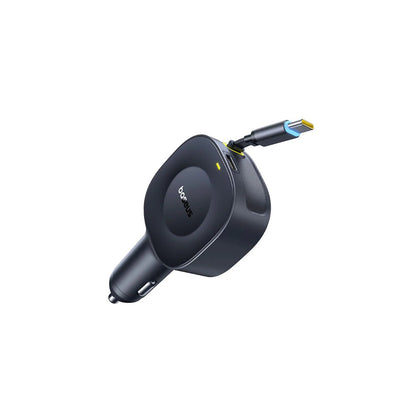 Auto punjač s USB-C kabelom Baseus PrimeTrip VR2, 30W, 3A, 1 x USB-C, Crni C0206400