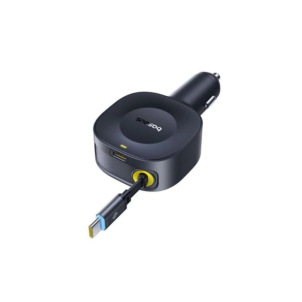 Auto punjač s USB-C kabelom Baseus PrimeTrip VR2, 30W, 3A, 1 x USB-C, Crni C0206400
