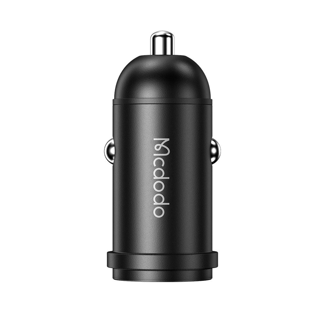 Auto punjač s USB-C kabelom McDodo CC-7493 Obsidian, 30W, 3A, 1 x USB-C, Crni