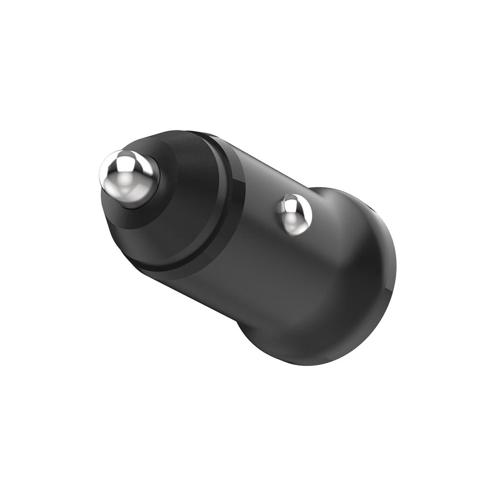 Auto punjač Fixed, 15.5W, 3A, 2 x USB-A, Crni